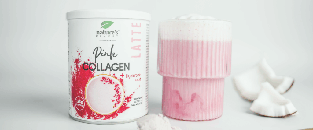 Pink collagen