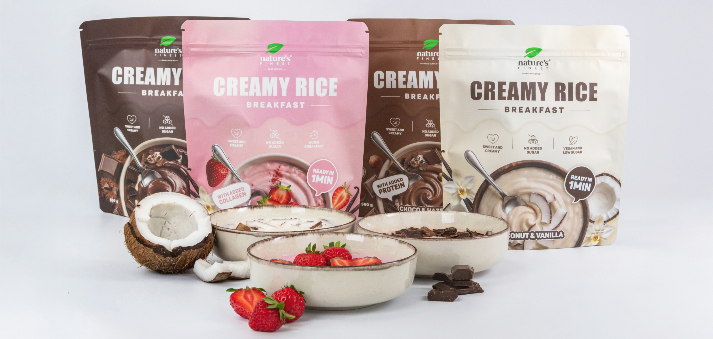 Creamy rice breakfast